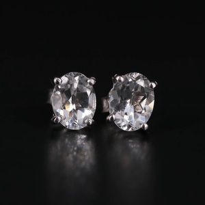 Sterling Silver crystal earrings